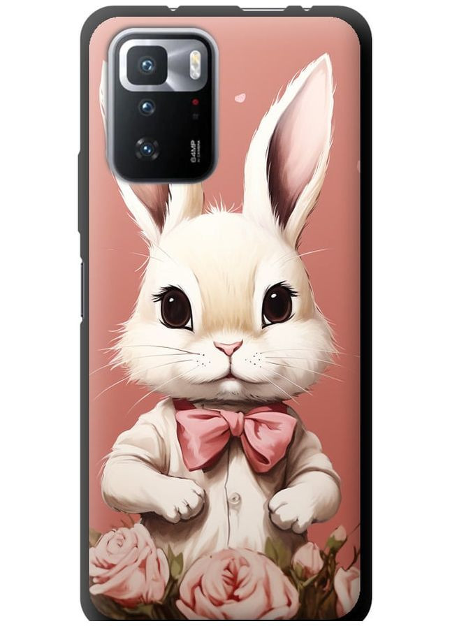 TPU черный чехол 'Зайчик' для Endorphone Xiaomi Redmi Note 10 Pro 5G (267319172)