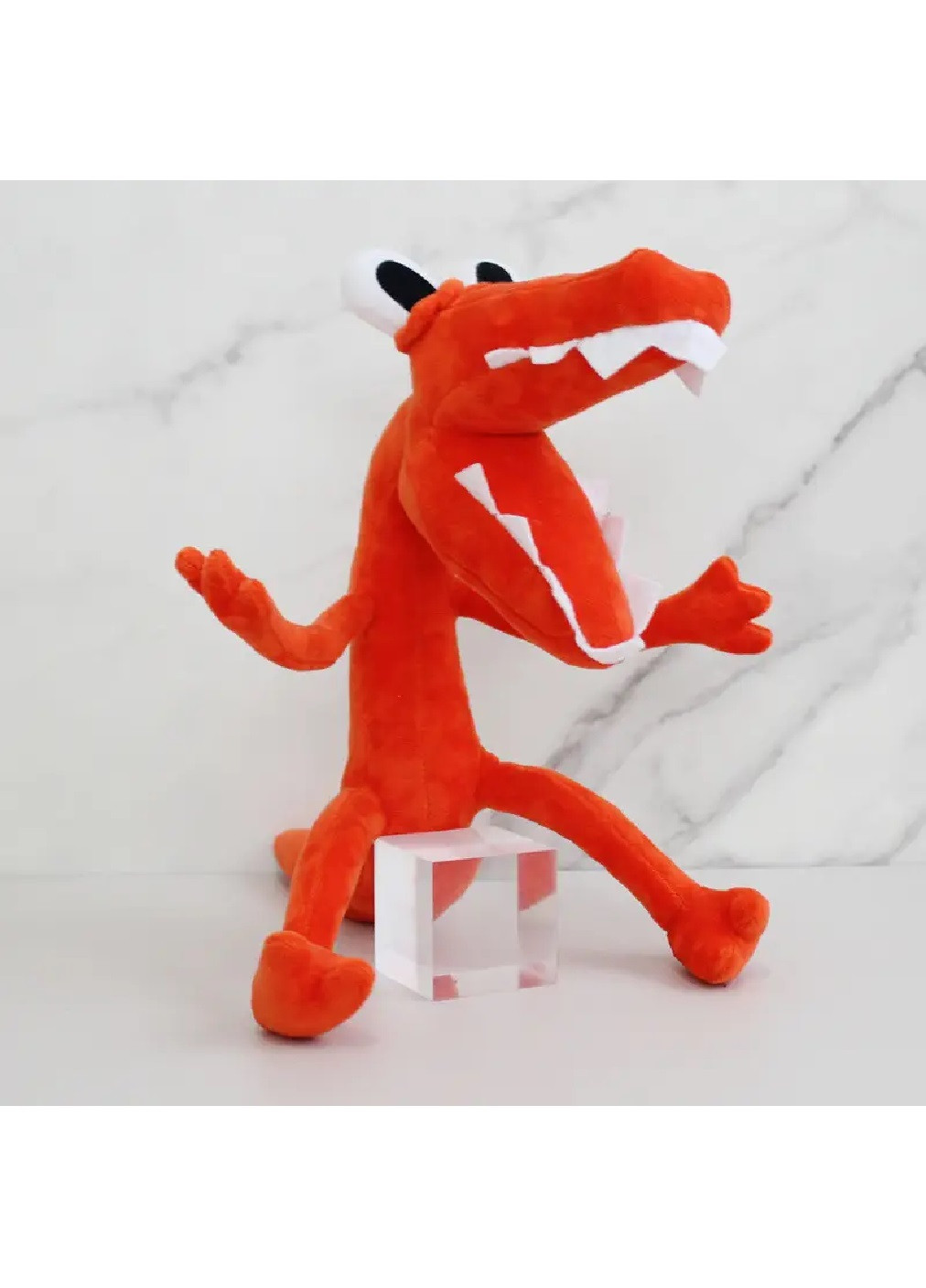 Оригінальна дитяча м'яка плюшева іграшка для дітей персонаж райдужні друзі роболокс 37 см (475400-Prob) Крокодил Оранж Unbranded (266987848)