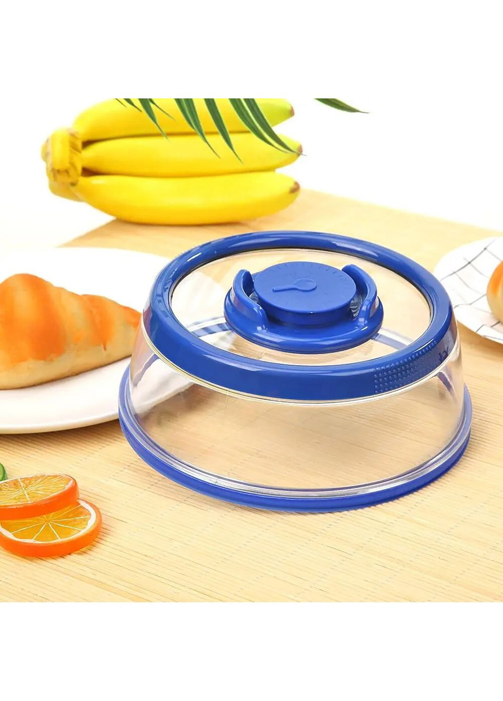 Вакуумная многоразовая крышка для продуктов Vacuum Food Sealer 19 см A-Plus (275104134)