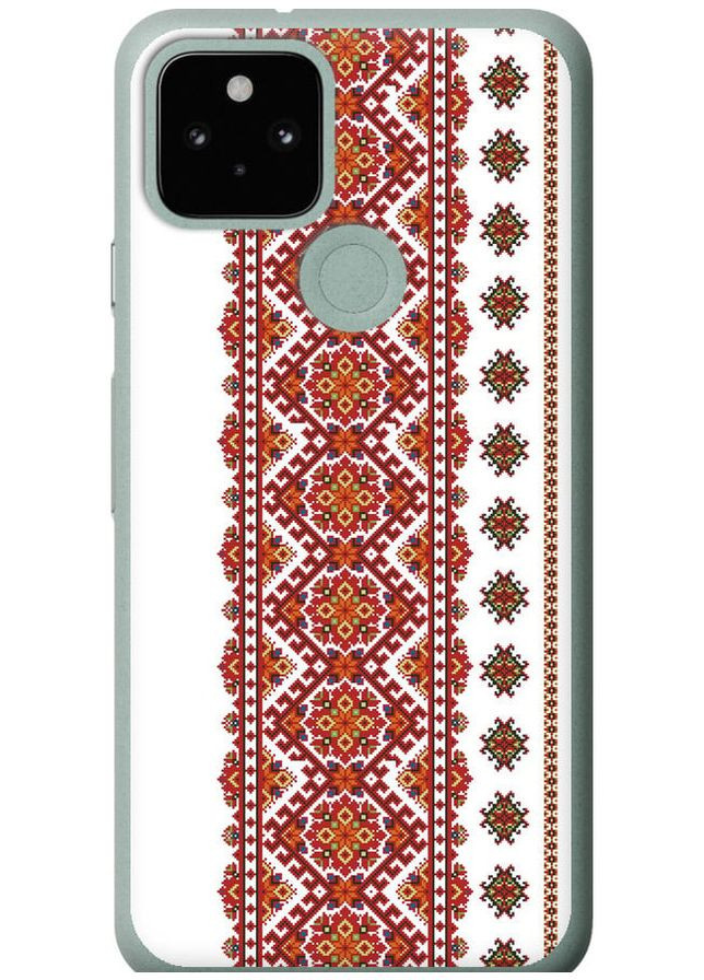 Силіконовий чохол 'Вишиванка 13' для Endorphone Google Pixel 5 (269358888)