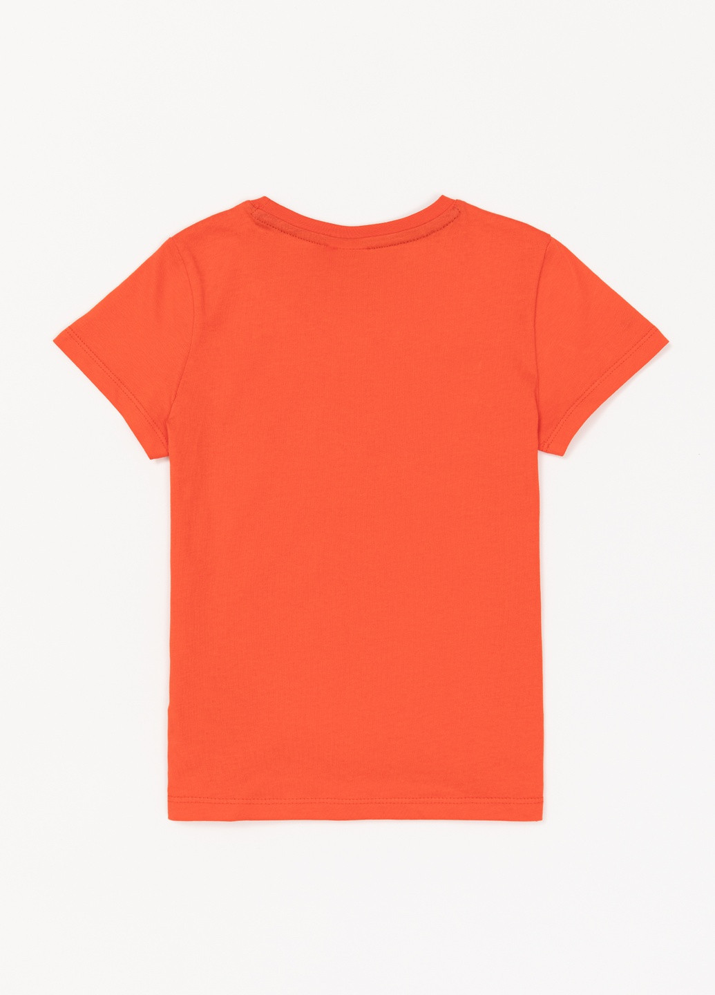 Оранжевая футболка u.s/ polo assn. на мальчика U.S. Polo Assn.