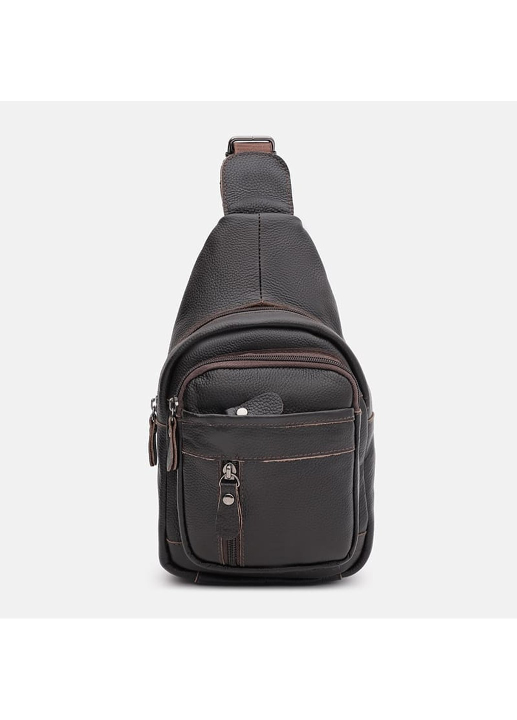 Чоловічий шкіряний рюзак K1223adark-brown Keizer (274535895)