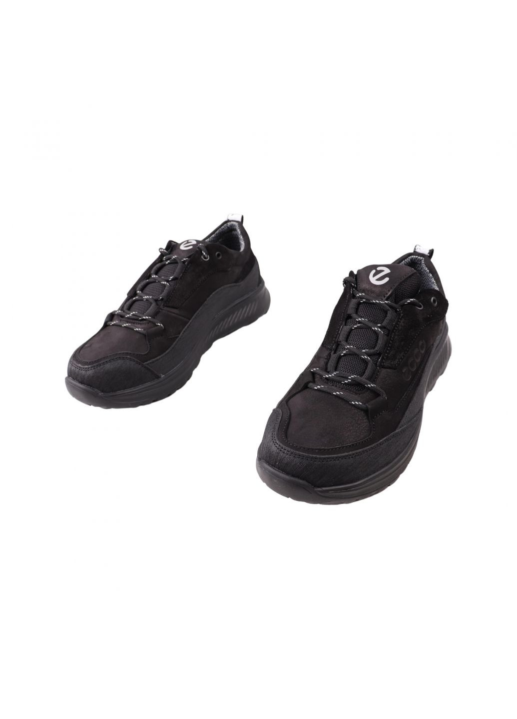 Чорні кросівки чоловічі чорні натуральний нубук MDK 47-23DTS
