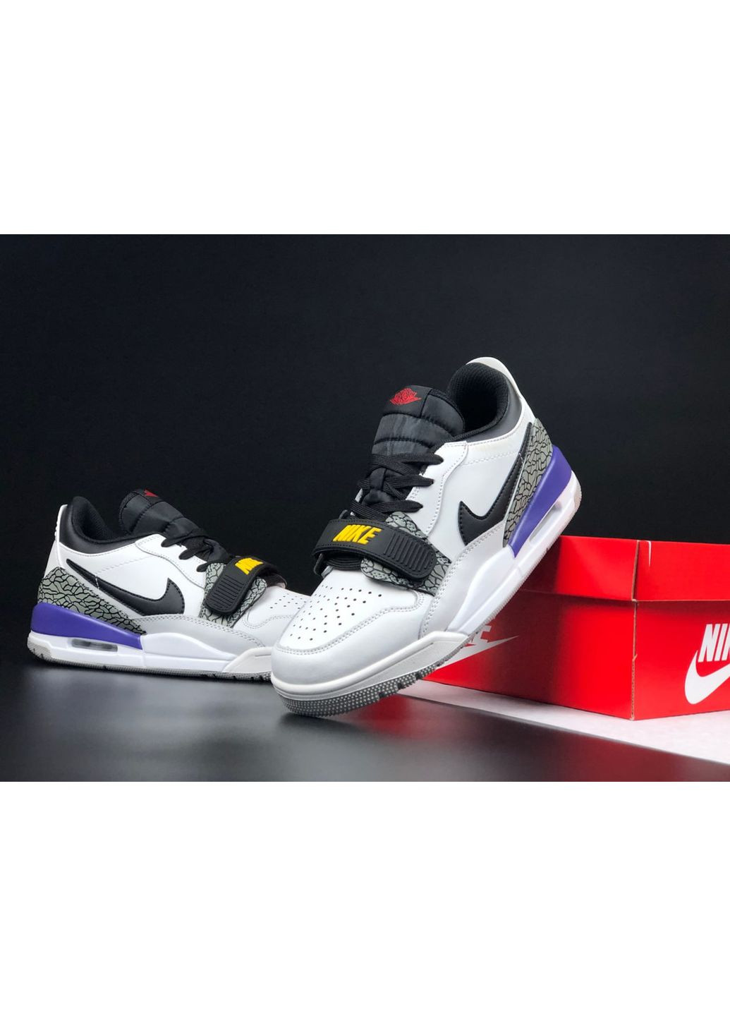 Белые демисезонные кроссовки мужские, вьетнам Nike Jordan Legacy 312 Low