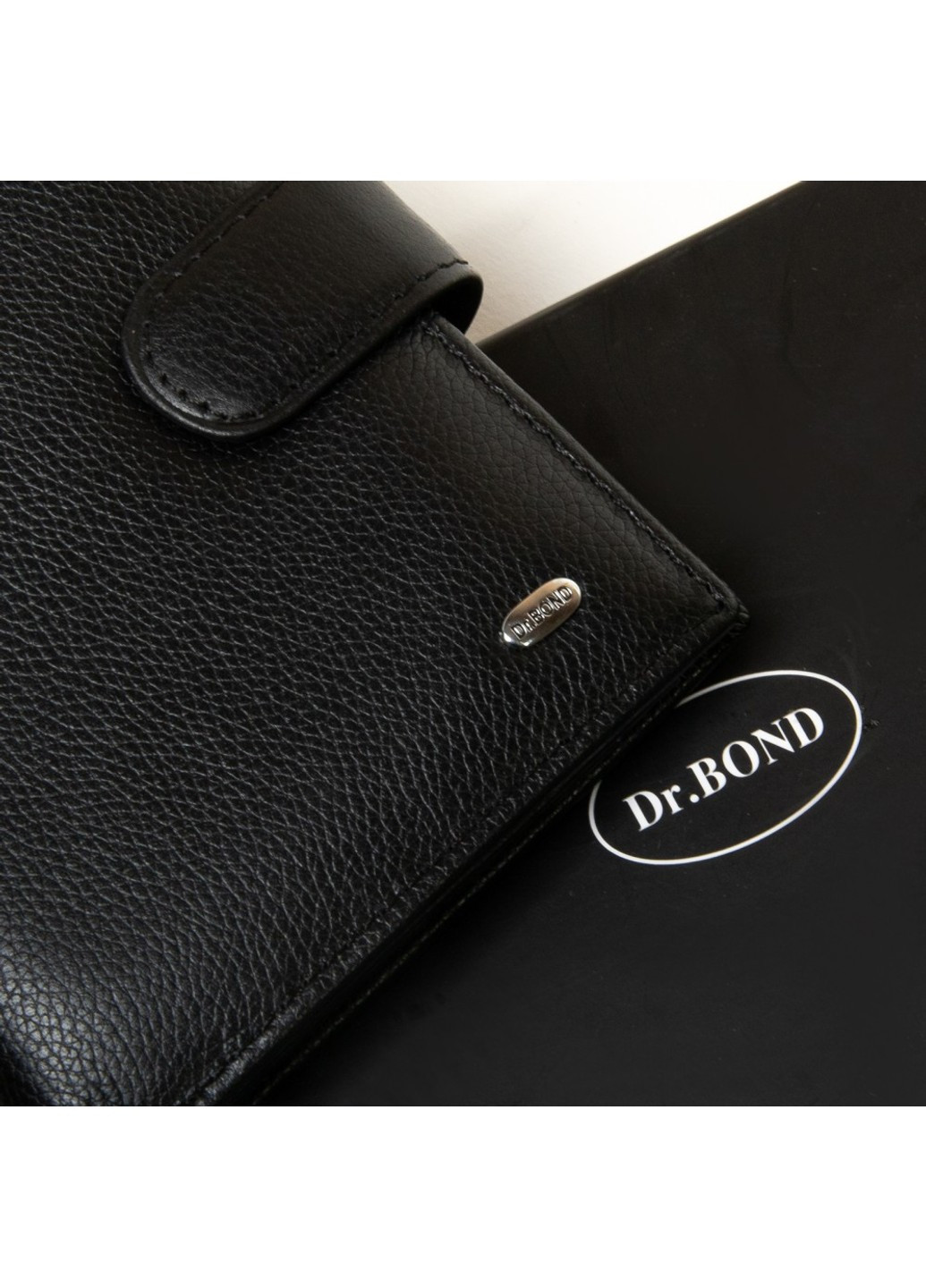Кожаный мужской кошелек Classic M09L black Dr. Bond (261551228)