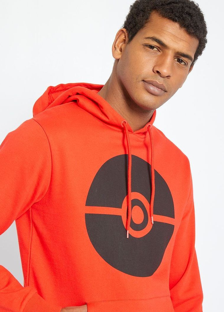 Толстовка флис,красний с принтом, Kiabi (262444788)