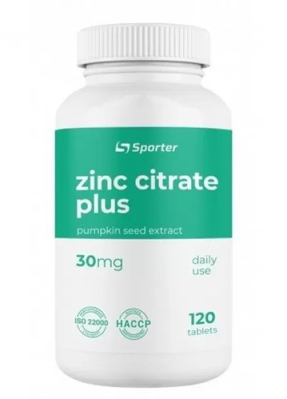 Цинк Zinc Citrate 120 таб Sporter (270831681)