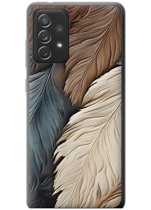 2D пластиковий чохол 'Листя в стилі бохо' для Endorphone Samsung Galaxy A72 A725F (265394648)