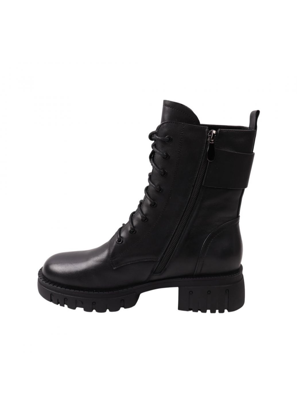 Черевики жіночі чорні натуральна шкіра Molka 182-22ZHC (257439413)