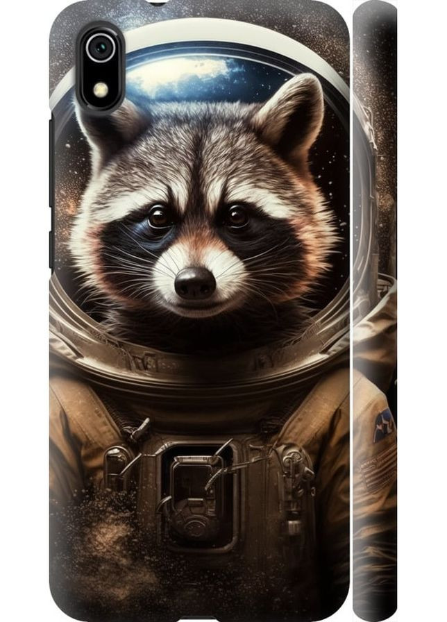3D пластиковий матовий чохол 'Єнот-австронавт' для Endorphone Xiaomi Redmi 7A (276317720)