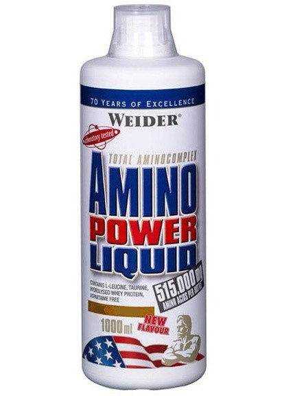 Amino Power Liquid 1000 ml /66 servings/ Mandarin Weider (256723568)