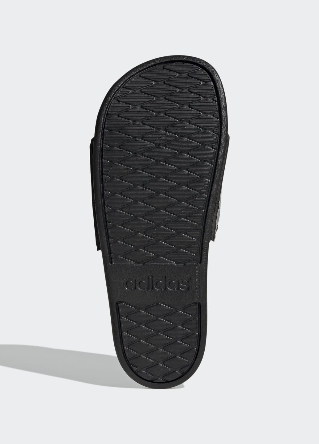 Черные шлепанцы adilette comfort adidas