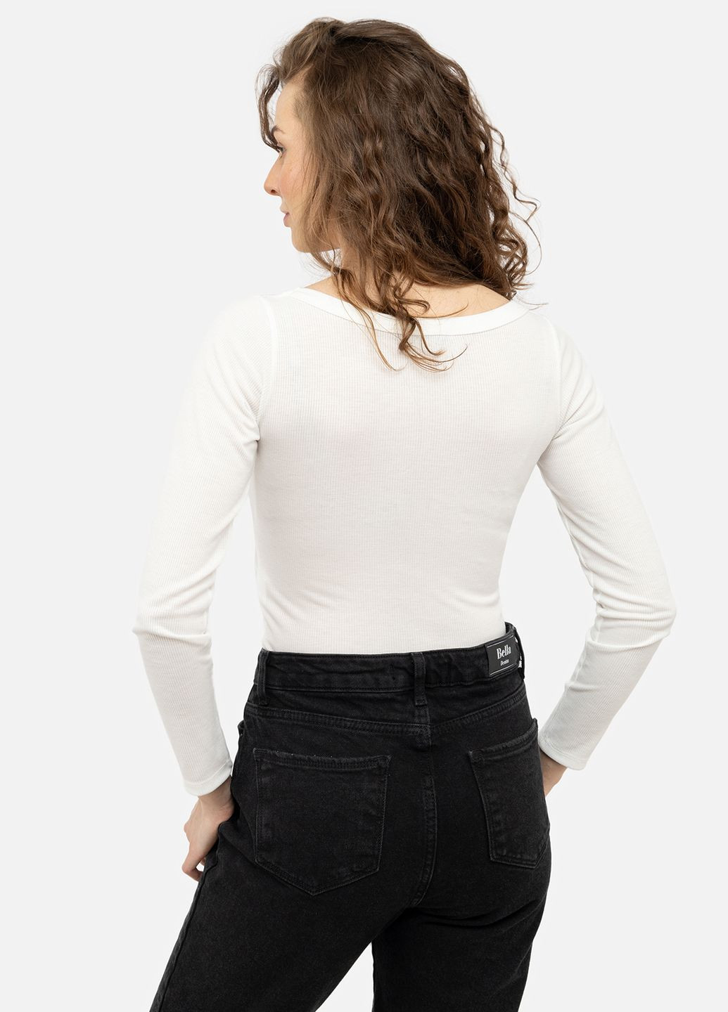 Женская футболка цвет белый ЦБ-00242080 Busem (277695751)