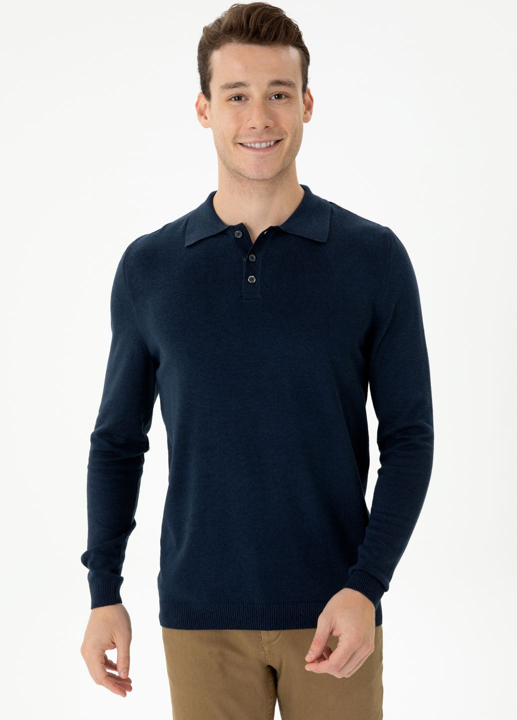 Темно-синій светр чоловічий U.S. Polo Assn.