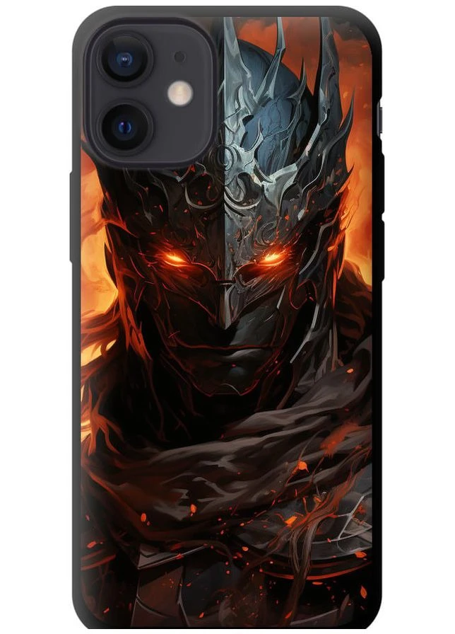 TPU чорний чохол 'Темний лицар' для Endorphone Apple iPhone 12 Mini (266049231)
