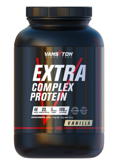 Протеїн Екстра 1400г (Ваніль) Vansiton (275657562)