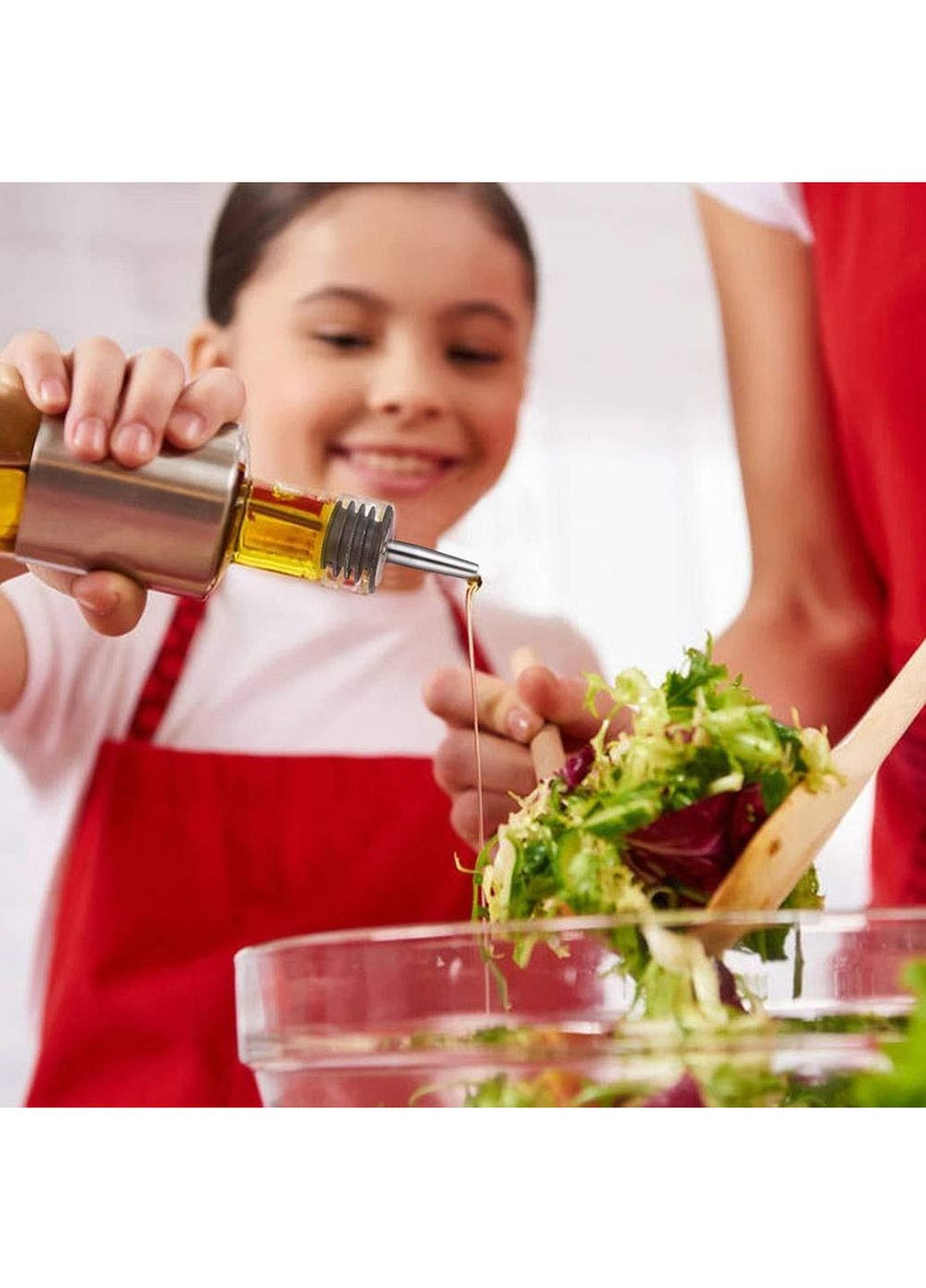 Пробка-носик гейзер дозатор для розливу з пляшки з металевим носиком 9 см Kitchen Master (267145279)