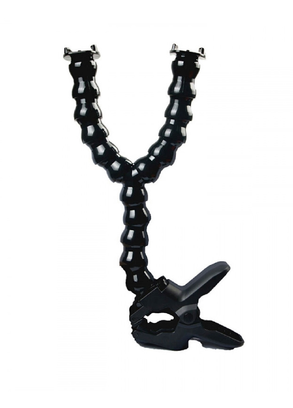 Подвійне кріплення затискач Jaws Flex Clamp щелепи з подвійним шарнірним виносом для екшн-камер (474036-Prob) Unbranded (257183794)