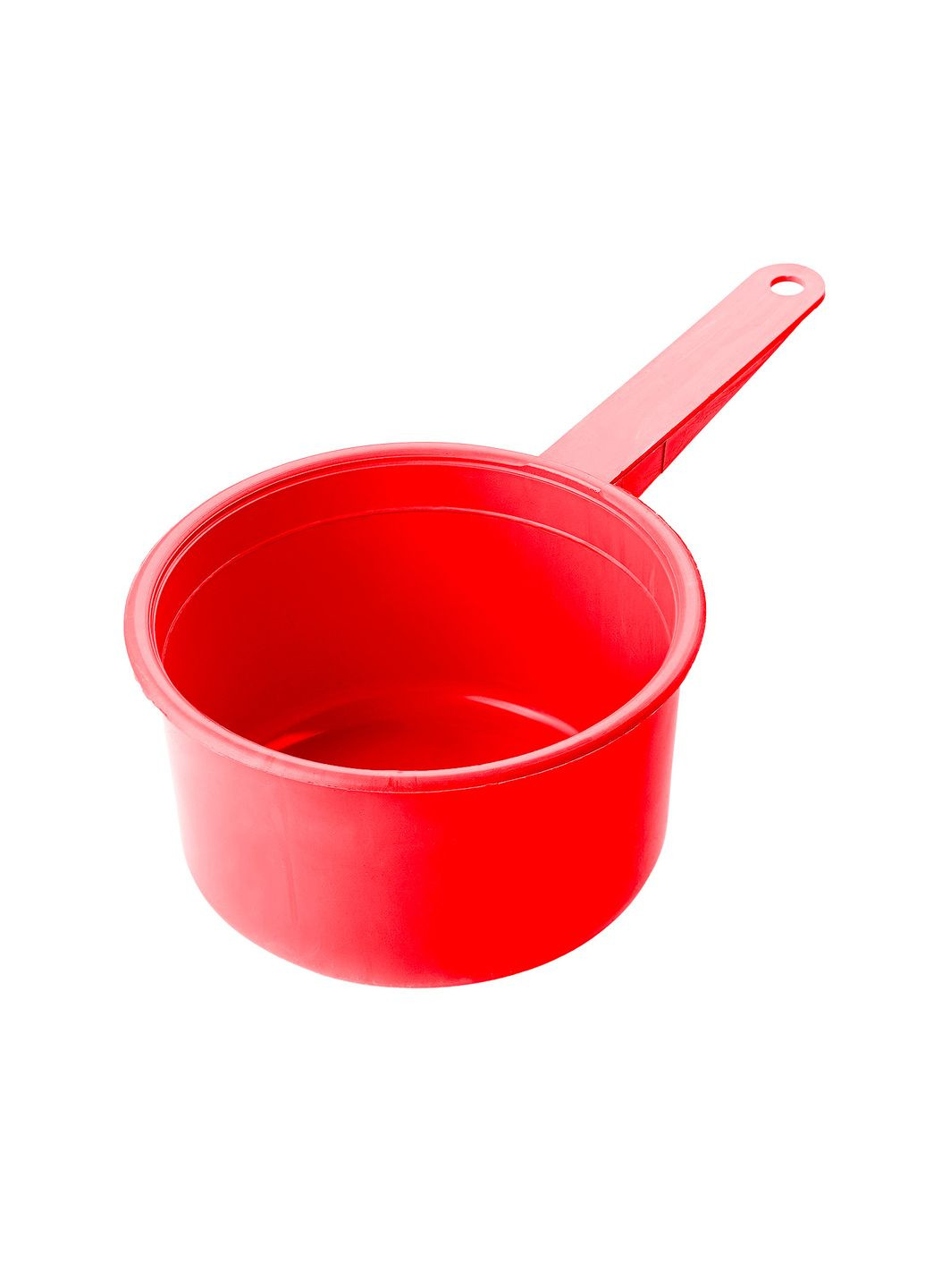 Ковш пластиковый 1 литр с ручкой Красный Kitchette (261851789)