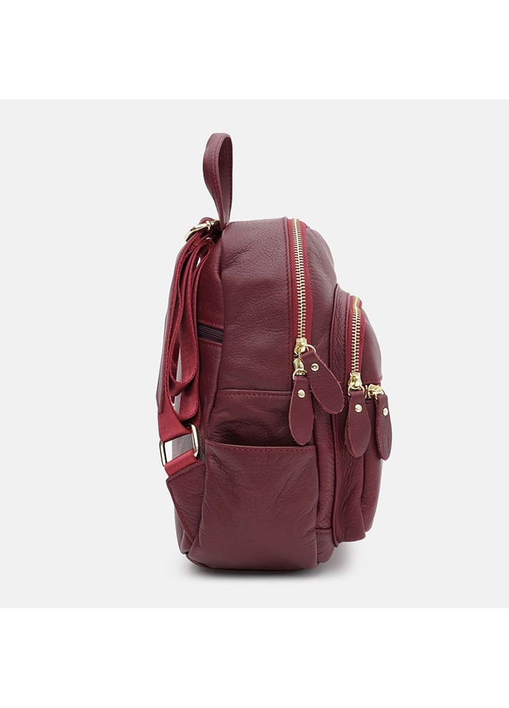 Женский кожаный рюкзак K1172bur-bordo Keizer (266143458)