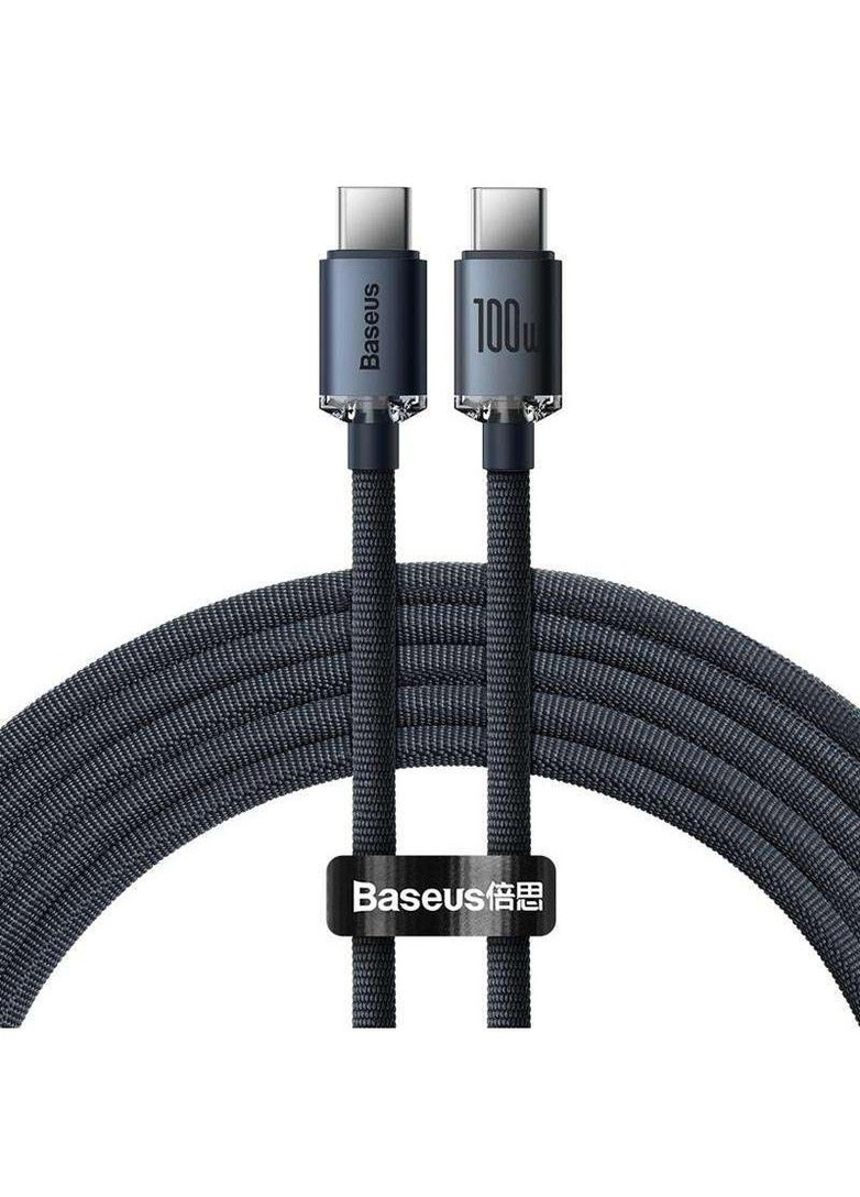 Дата кабель Crystal Shine Series Type-C to Type-C 100W (1.2m) (CAJY00060) Baseus (259181122)