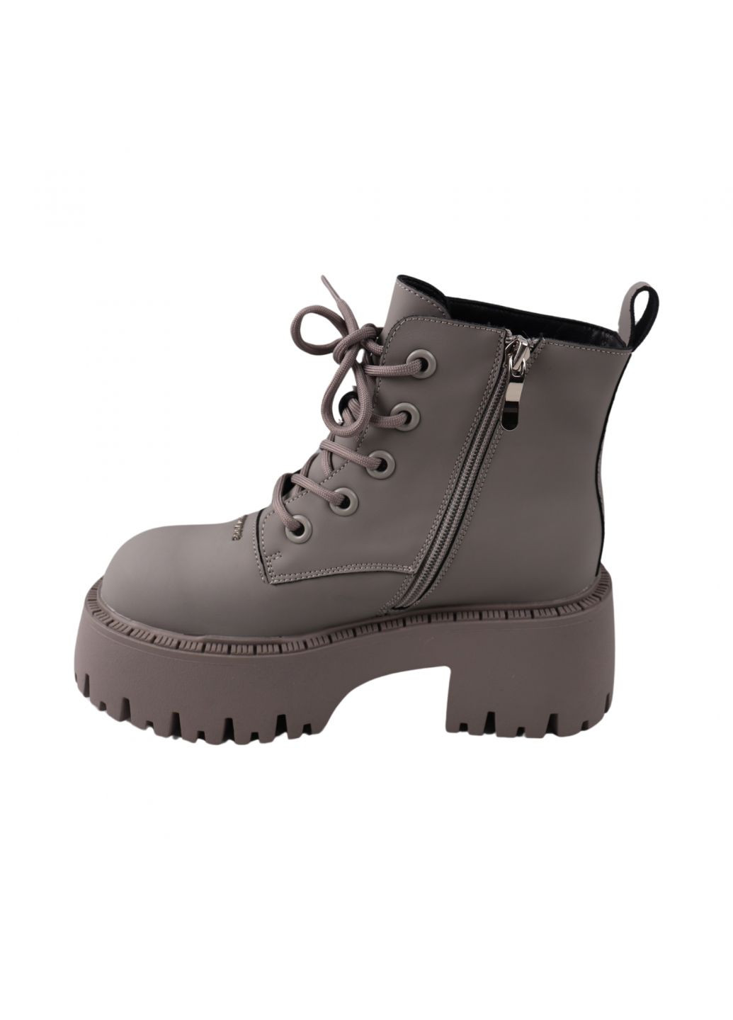 ботинки женские серые натуральная кожа Lifexpert
