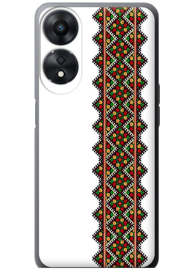 Силіконовий чохол 'Вишиванка 17' для Endorphone Oppo A78 5G (269358464)