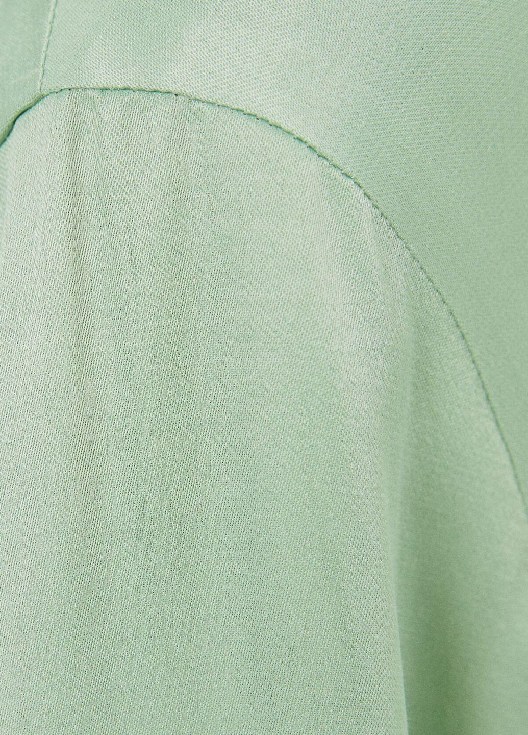 Светло-зеленая блуза демисезон,бледно-зеленый, Bershka