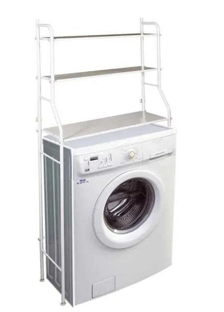 Полиця-стелаж для ванної кімнати підлоговий стелаж над пральною машиною No Brand (276322188)