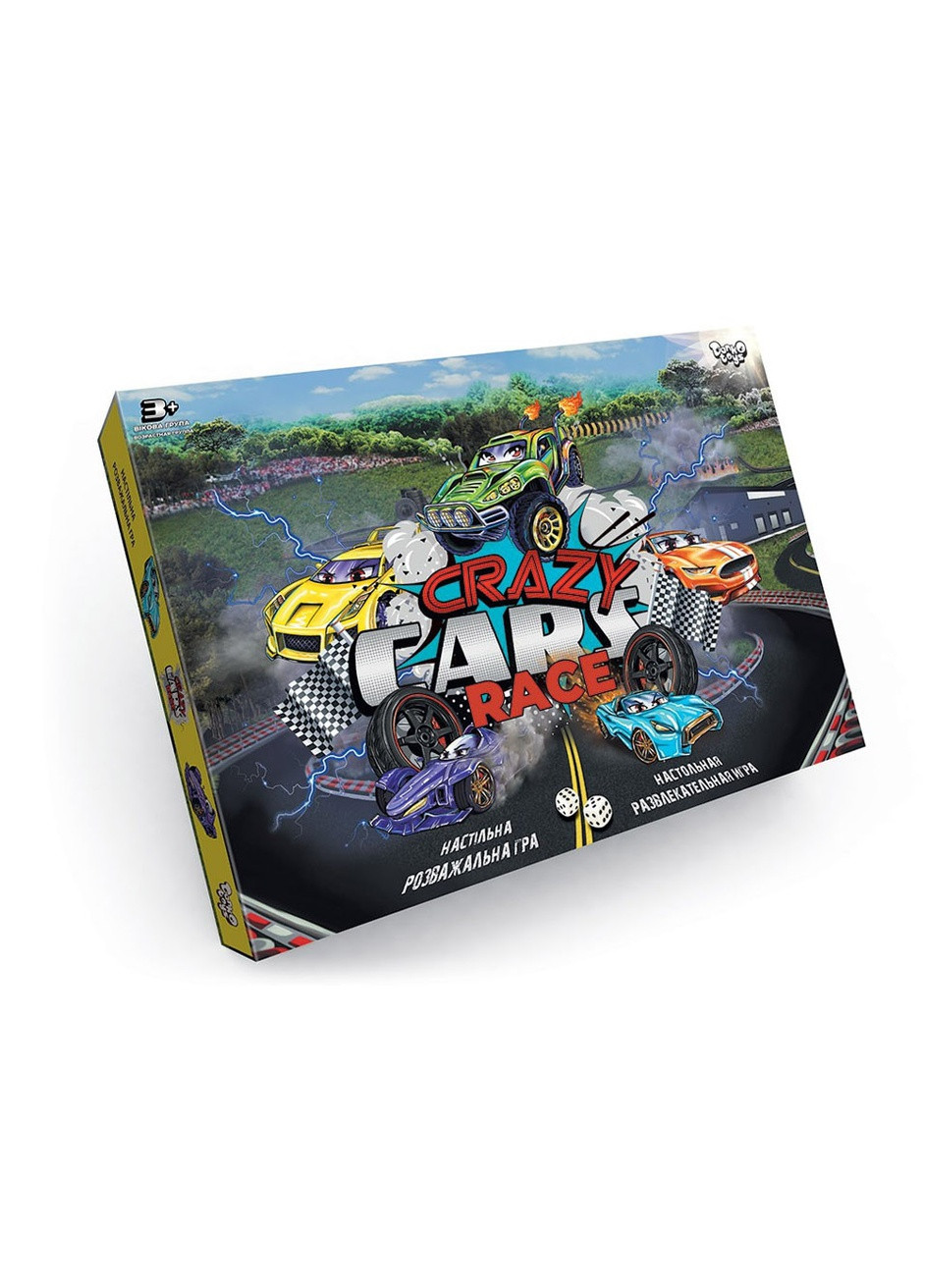Настольная игра "Crazy Cars Race" цвет разноцветный ЦБ-00221968 Danko Toys (259464925)