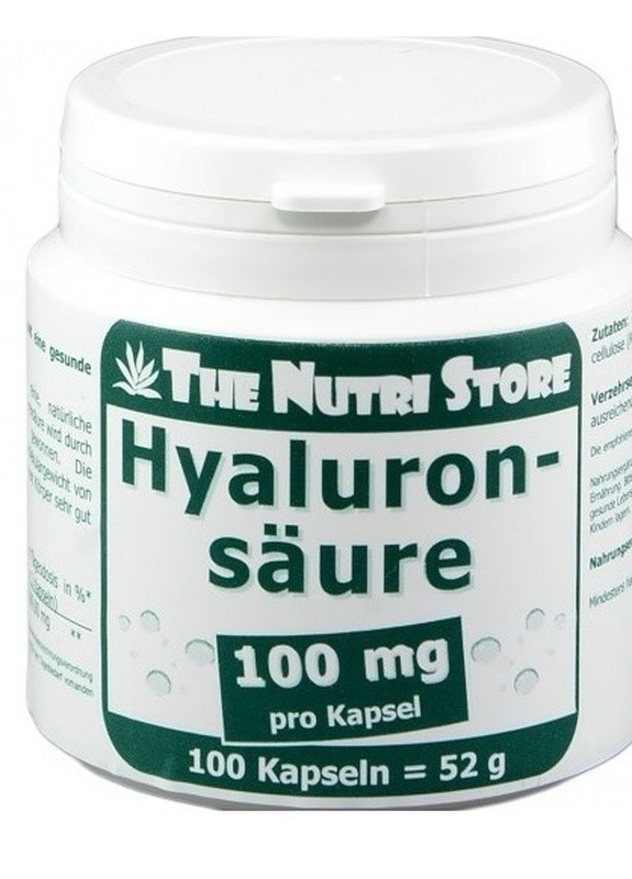 Hyaluronic Acid 100 mg 100 Caps ФР-00000184 The Nutri Store (257342662)