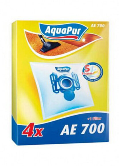 Многоразовые мешки для пылесосов AEG, Electrolux, Privileg, Volta, Progress 4 шт. Aquapur (263276532)