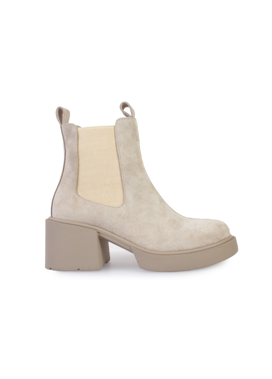 Зимние ботинки челси женские бренда 8501453_(2) ModaMilano из натурального нубука