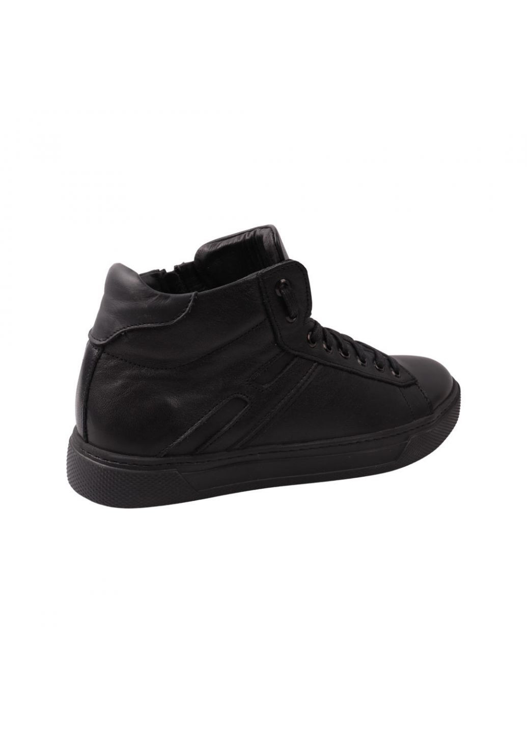 Черные ботинки мужские черные натуральная кожа Flamanti