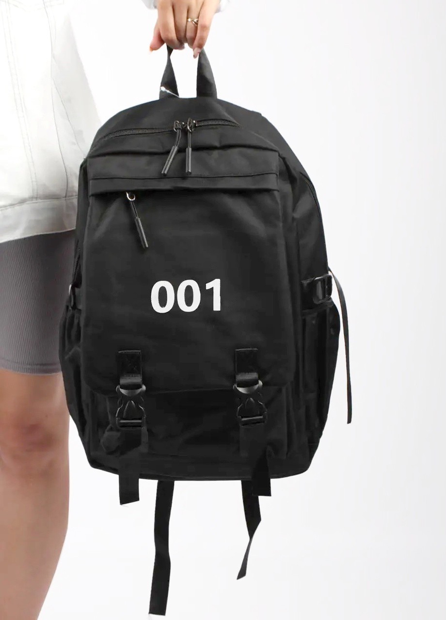 Рюкзак черный повседневный унисекс 26л (721501) No Brand (257997127)