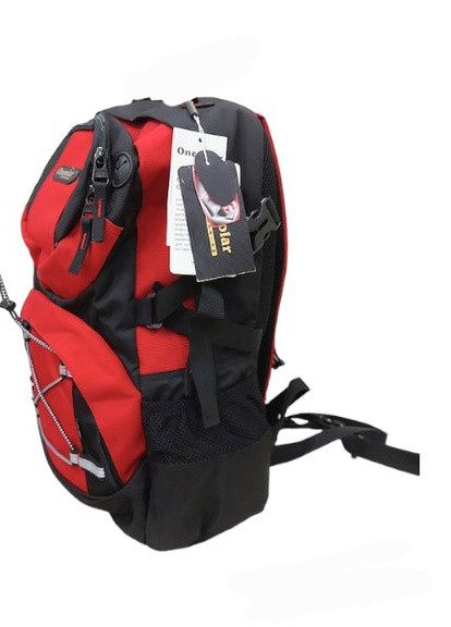 Чоловічий надійний рюкзак міський 35 л One polar W1312 для ноутбука червоний Onepolar 1312 (258427539)