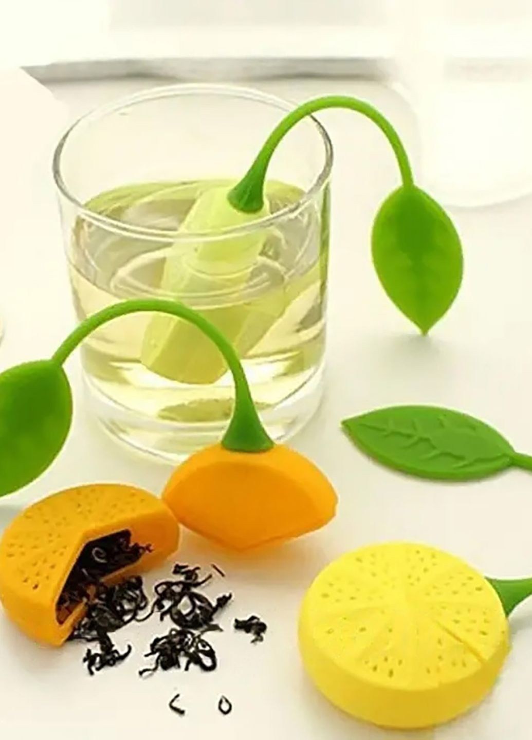 Заварник ситечко для заварювання силіконовий для чаю у вигляді фруктів (апельсин) Kitchen Master (274060132)