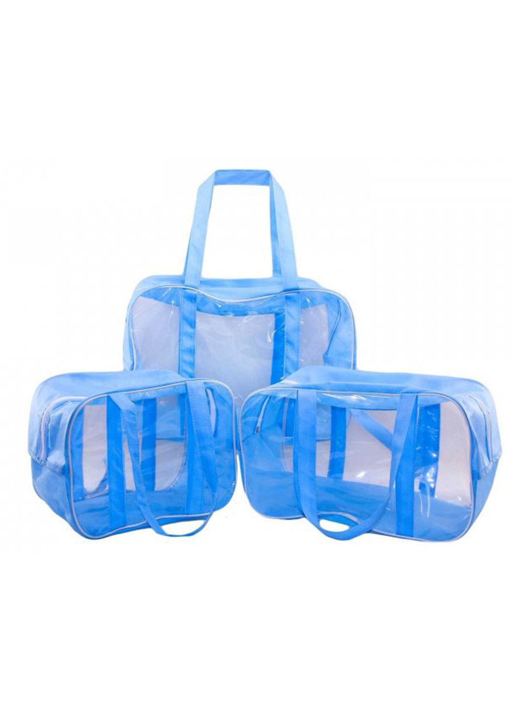 Набор из 3 сумок в роддом S+M+XL голубой EcoNova (268987502)