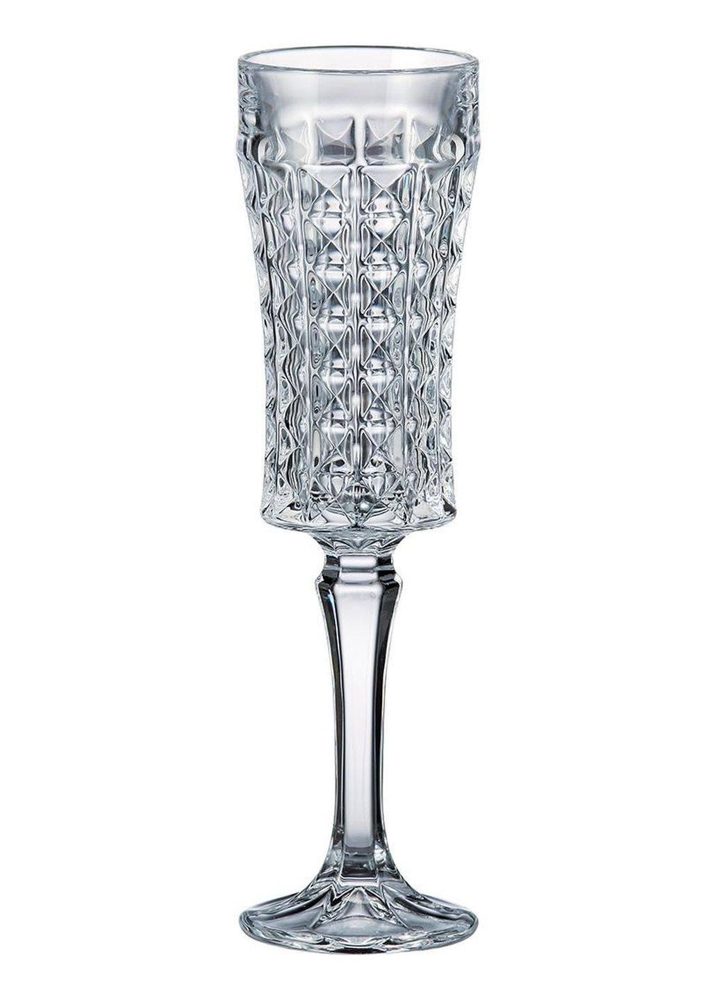 Набір келихів для шампанського 120 мл Diamond 6 шт богемське скло арт. 1KD27/99T41/120 Bohemia (265214841)