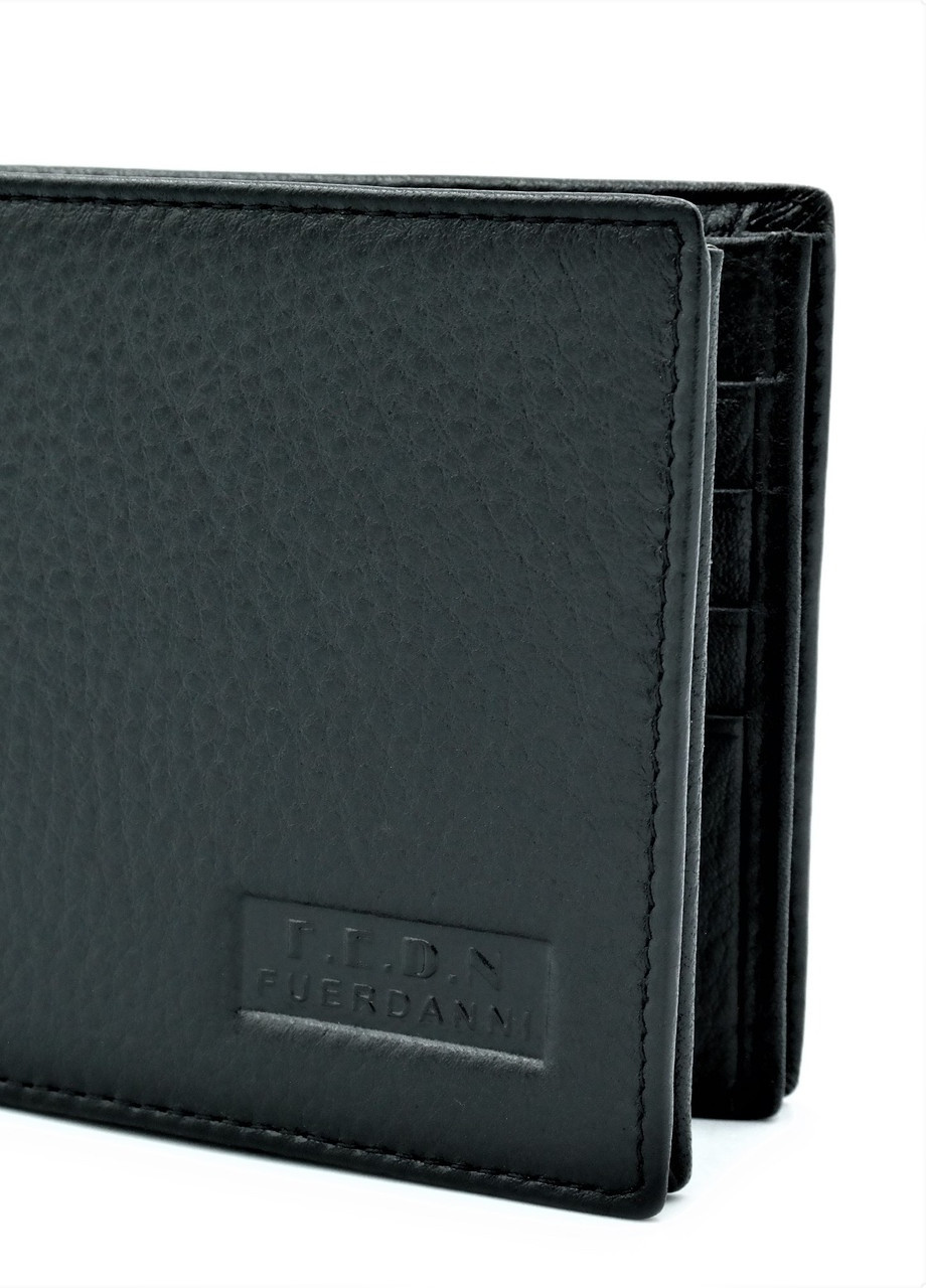 Чоловічий шкіряний гаманець чорний SKL85-296542 New Trend (259169151)