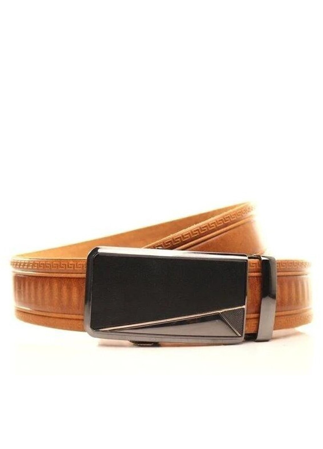 Мужской ремень из натуральной кожи автомат l35y1a43 125 см. Lazar (261856184)