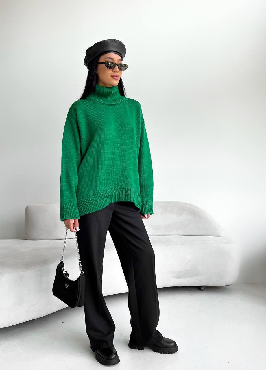 Жіночий светр колір зелений р.42/46 441953 New Trend (263133497)