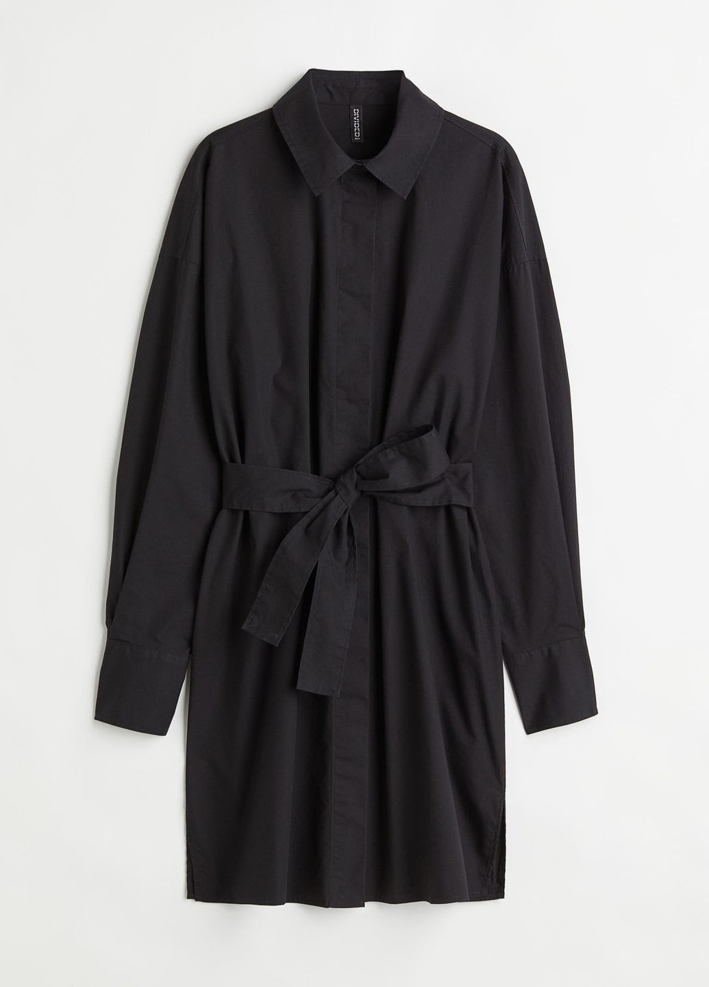 Чорна повсякденний плаття, сукня H&M однотонна