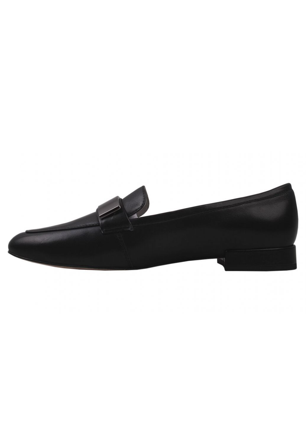 Туфлі на низькому ходу жіночі натуральна шкіра, колір чорний Anemone 119-20dtc (257426293)
