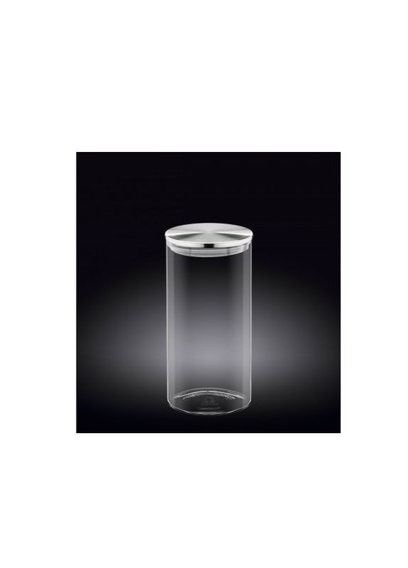.Thermo.Ємність скляна для зберігання з металевою кришкою 10*20.5см 1300мл Wilmax (260954399)