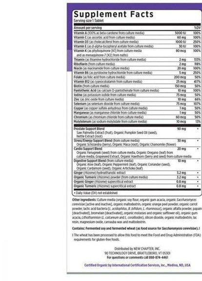 40+ Every Man's One Daily Multi 96 Tabs New Chapter (258763365)