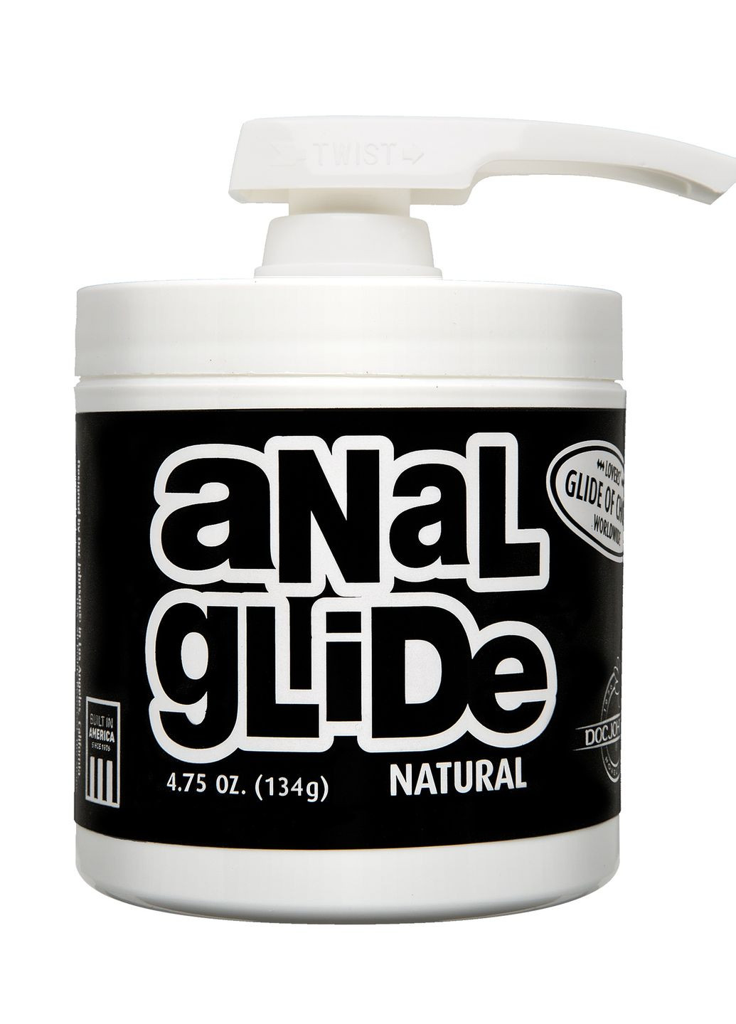 Анальная смазка на масляной основе Anal Glide Natural, 134 г. Doc Johnson (276594444)