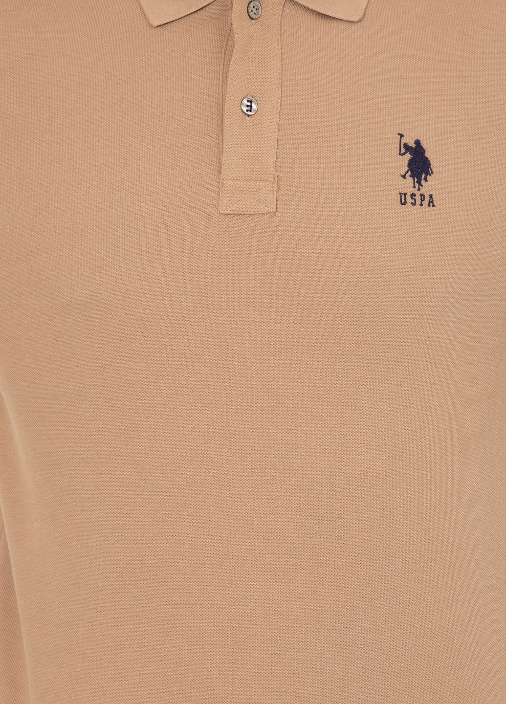 Свитшот мужской U.S. Polo Assn. - крой светло-коричневый - (265014627)