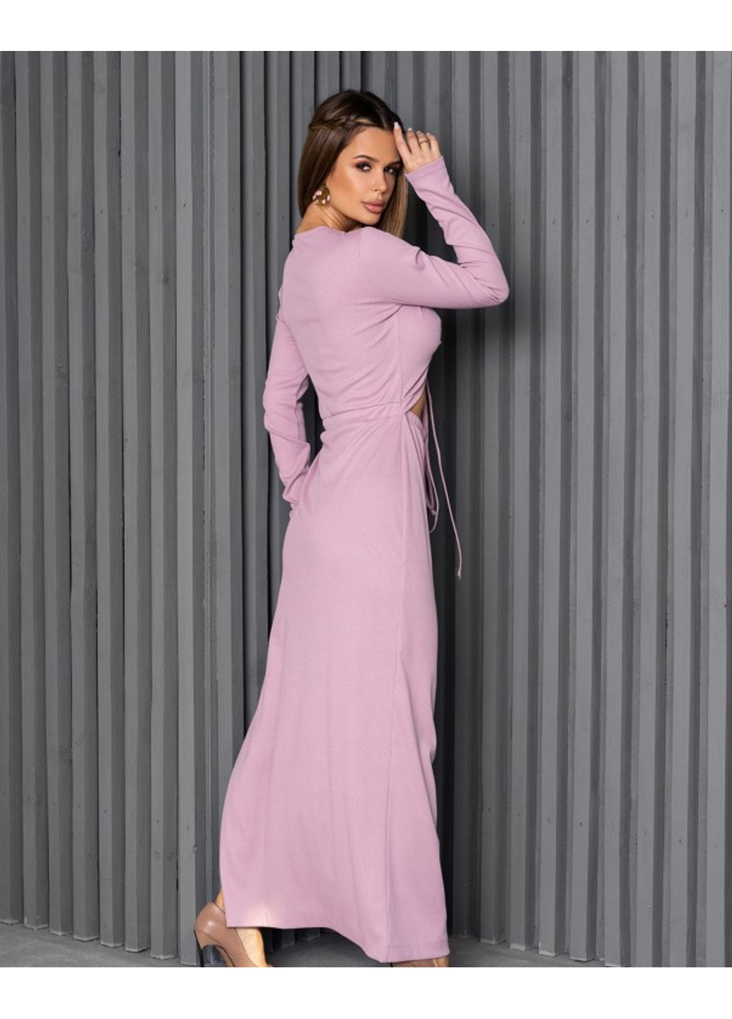 Фиолетовое повседневный платья 14264 сиреневый ISSA PLUS