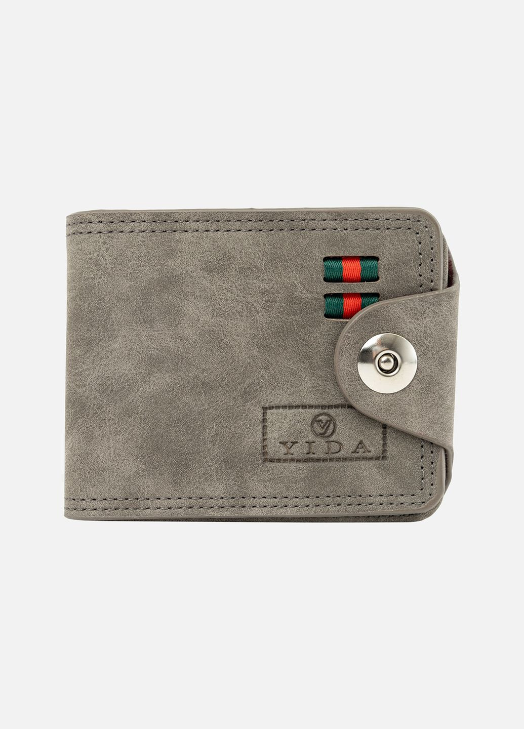 Чоловічий гаманець колір сірий ЦБ-00242301 No Brand (276903566)